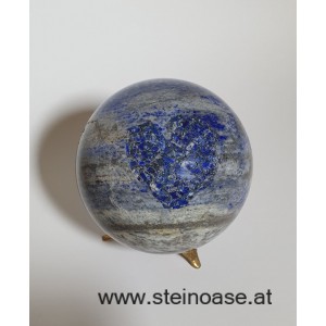 Lapis Lazuli Kugel mit 'Herz'  80mm